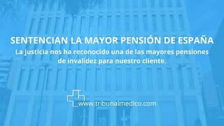 La justicia nos reconoce la mayor pensión de invalidez. ¿quieres saber el importe? HAZ CLICK