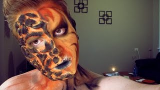Makeup Transformation | Fire Elemental Face Paint