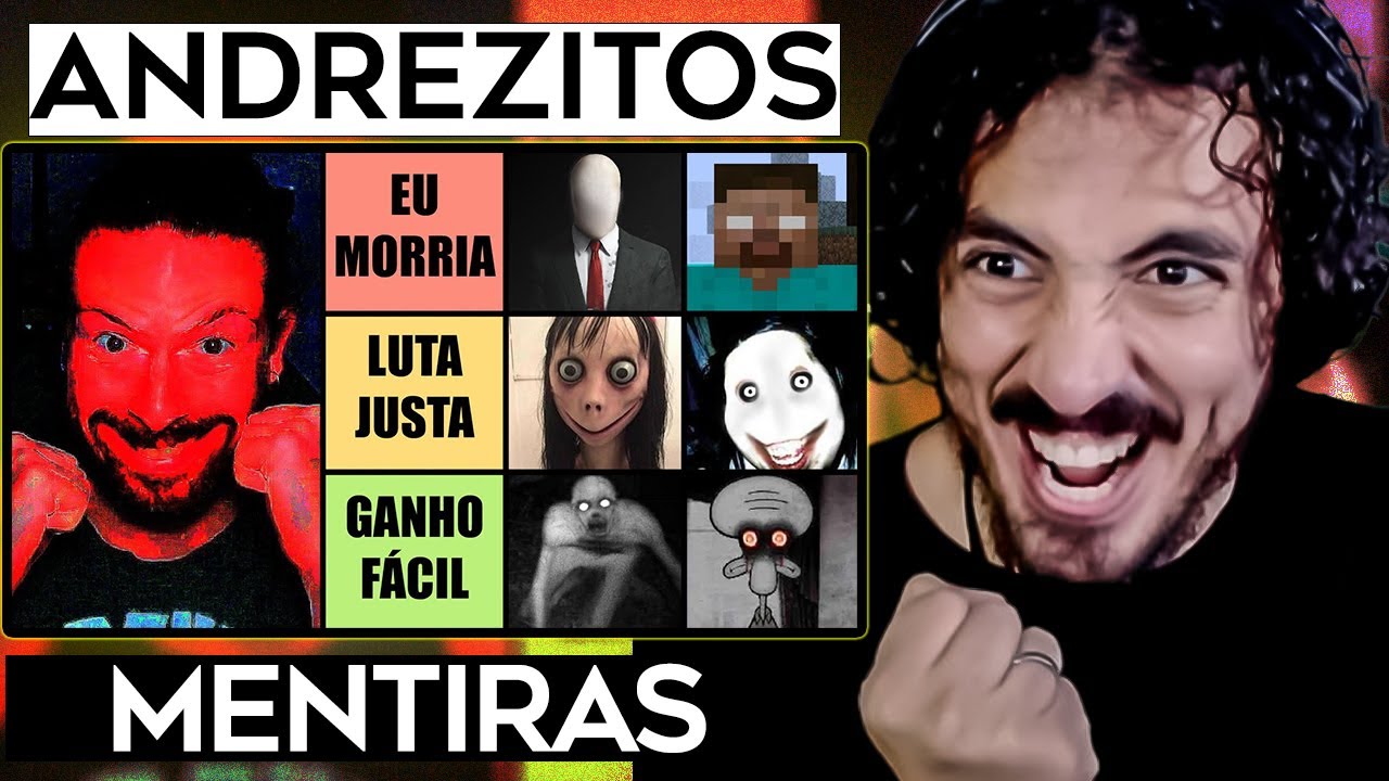 Creepypastas que eu QUEBRAVA NA PORRADA - Andrezitos | Leozin React