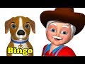 Bingo Nursery Rhyme - 3D Animation Rhymes & Bingo Dog Songs for Children