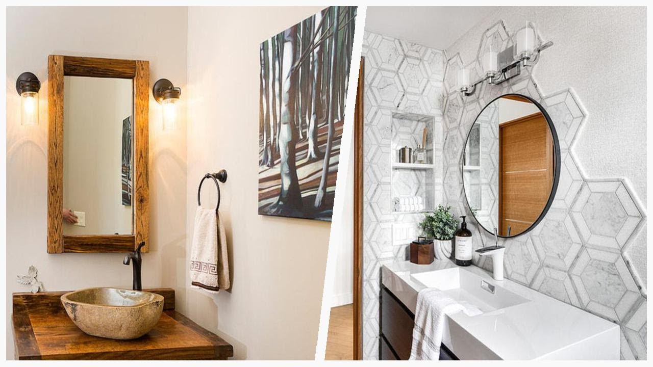 Choosing the Perfect Cabinet Finish for Your Powder Room | Designer ...
