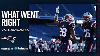 Nick Folk’s Game Winner, James White’s 2 TDs & More | What Went Right vs. Cardinals