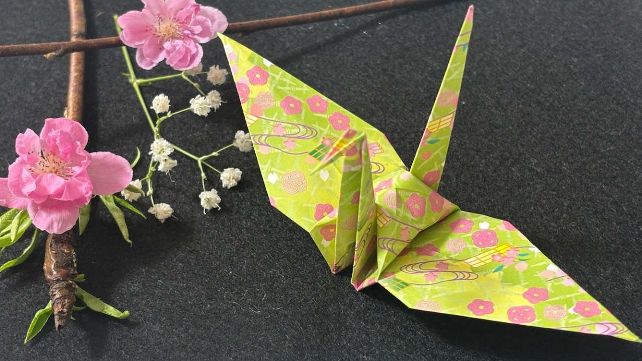 Japanese Origami Crane🕊️| Quiet Paper ASMR
