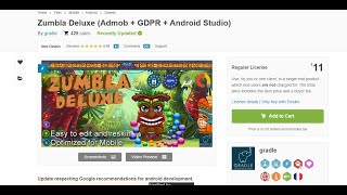 اسهل كود سورس Zumbla Deluxe (Admob + GDPR + Android Studio) screenshot 5