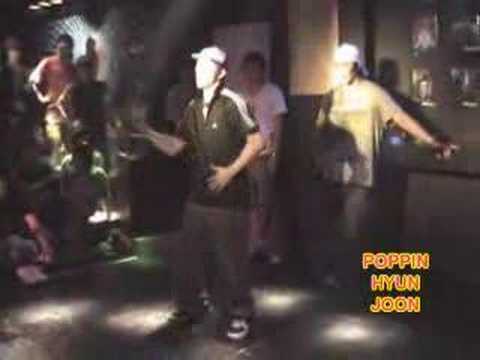 Cool Break dance in club