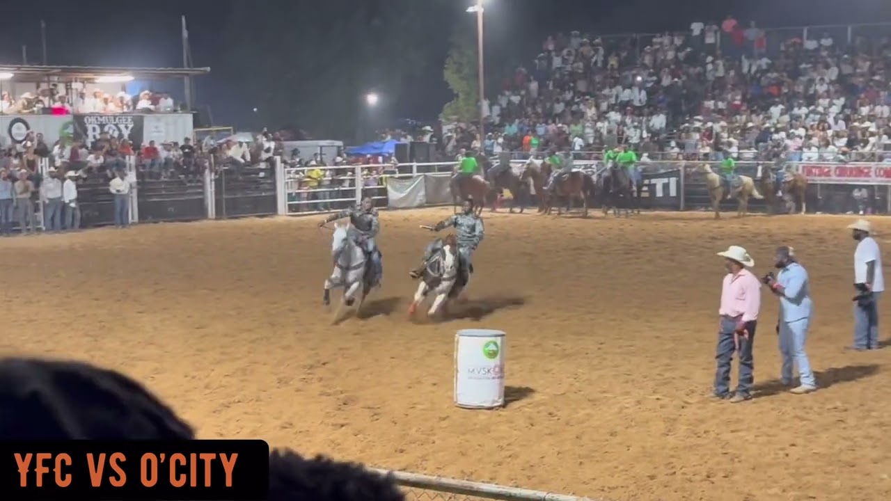 Okmulgee Rodeo 2025  FYC vs O’City 1st Race 