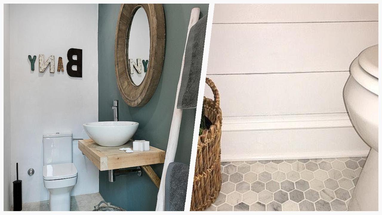 75 Small White Powder Room Design Ideas You'll Love 🔴 YouTube