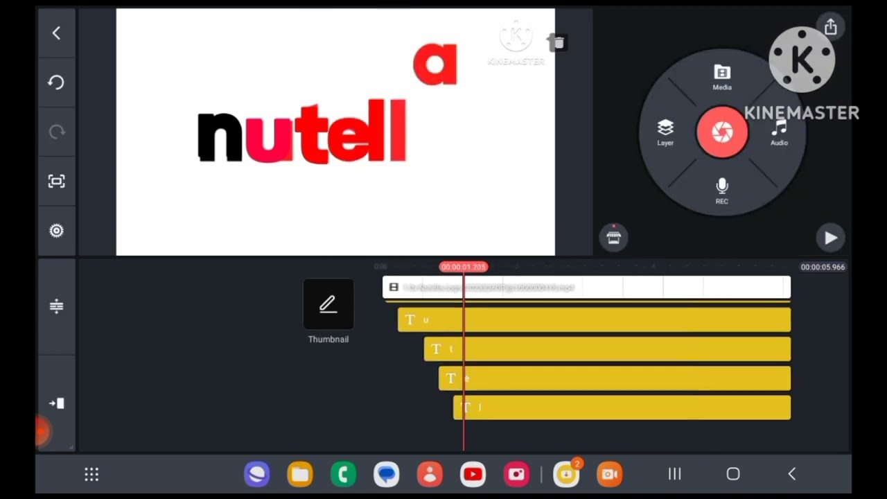 Nutella Logo Speedrun Remake