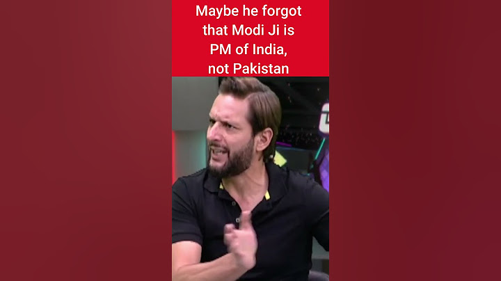 Pak cricketer Shahid Afridi's direct attack on Indian PM; 'Modi Will Further Damage...' #shorts