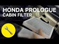 HONDA Prologue Cabin Filter Replacement