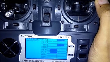 turnigy 9x problem stick on display