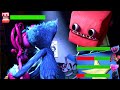 Sfm fnaf top 5 security breach vs poppy playtime with healthbars 19