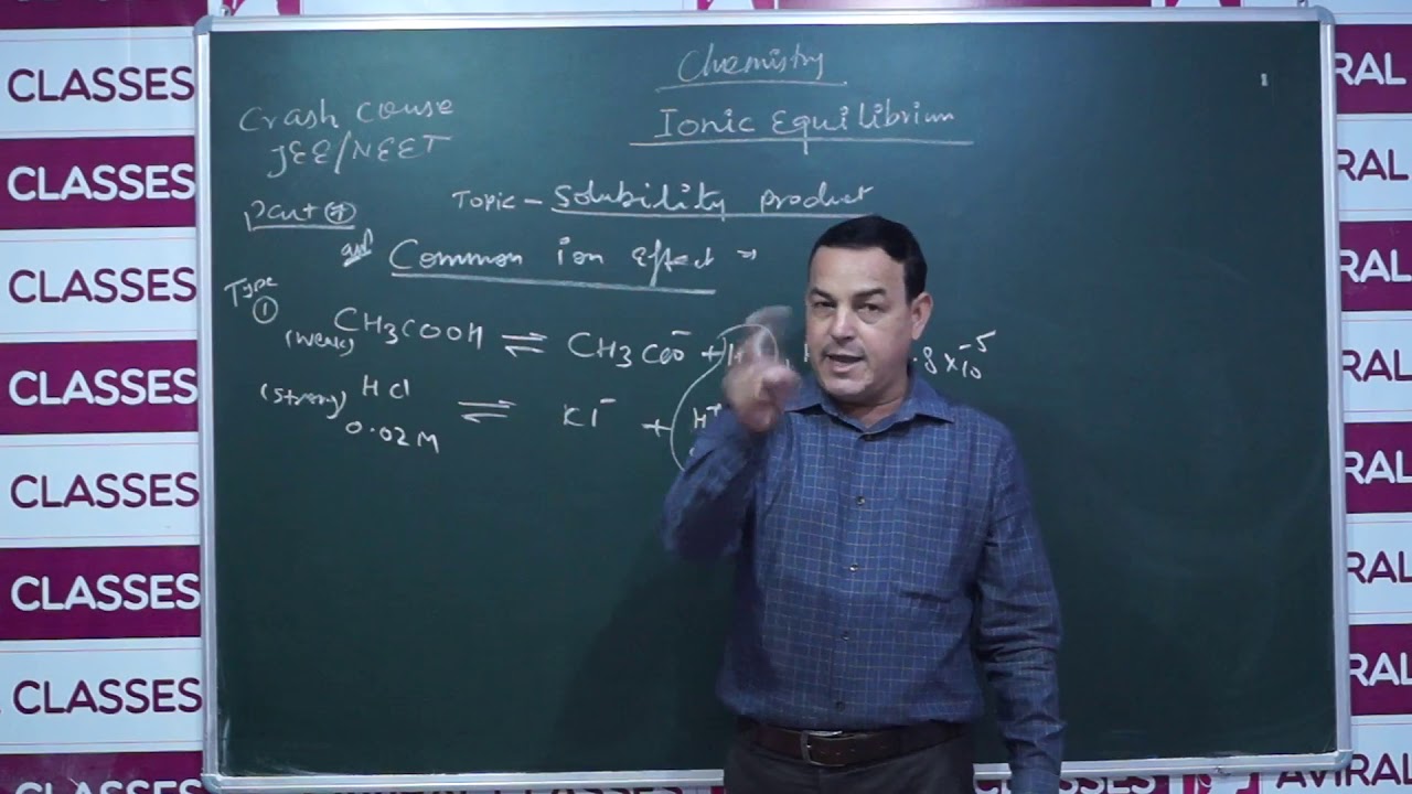 Chemistry- crash Course Ionic Equilibrium Part -7 - YouTube