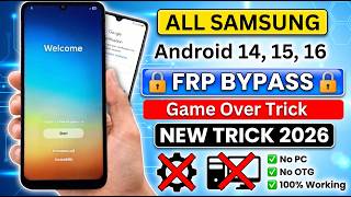 🔐 Samsung FRP Bypass 2026 — Latest Working Trick | Android 14/15/16 | No PC | Step-by-Step 📘 Guide