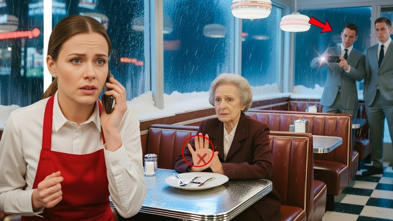 Elderly Woman Gives Silent Signal To Waitress—She Instantly Calls 911. The Next Day, A Ceo...
