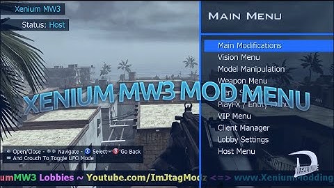 [XBOX 360] Xenium MW3 All Client Mod Menu [TU23]