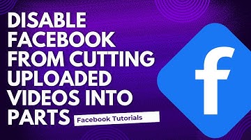 How to disable facebook from cutting uploaded videos into parts #facebook
