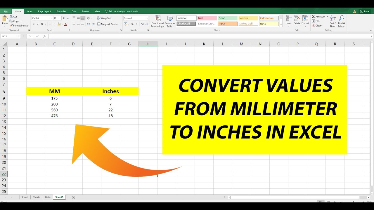 convert-mm-to-inches-in-excel-using-a-simple-formula-youtube