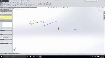 Change orientation (X Y Z) 3d sketch - solidworks 2015 - video 77