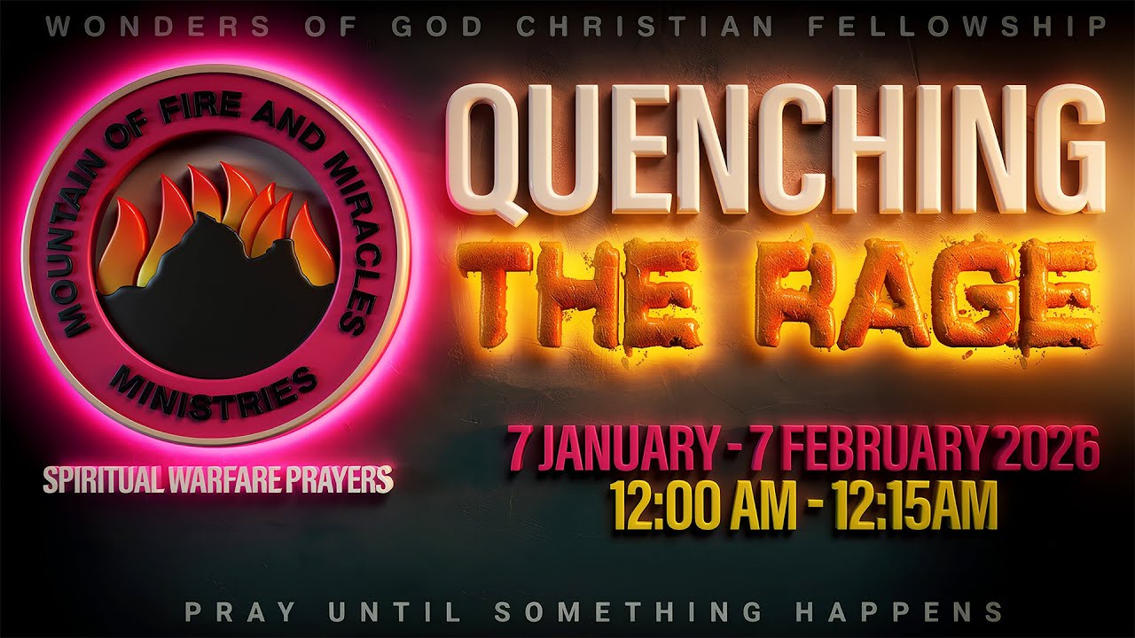 DAY 18:MFM QUENCHING THE RAGE 2026 | Midnight Vigil Intercessory Prayers | Yourself | Church |Nation