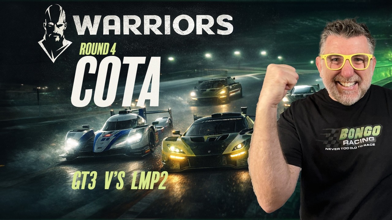 🏁 LMU WARRIORS - ROUND 4 | COTA - GT3 vs LMP2 | 90-Minute Endurance Race