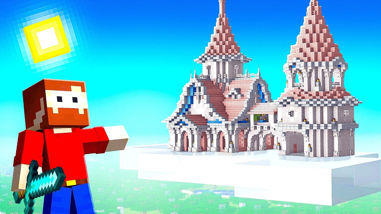 Ik Bouw EEN HUIS IN DE WOLKEN In Minecraft Survival!