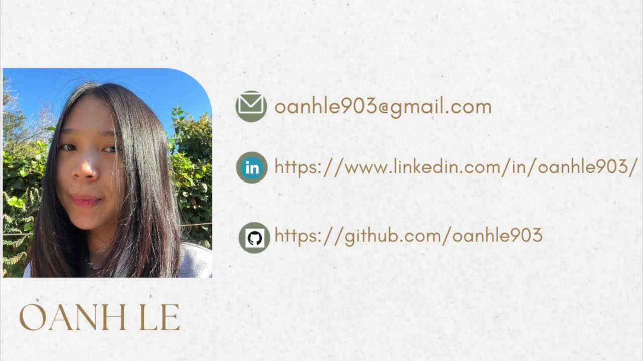 Oanh Le - Paradise - Full-Stack Web Application