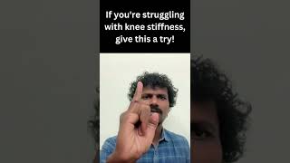 If Youre Struggling With Knee Stiffness Give This A Try