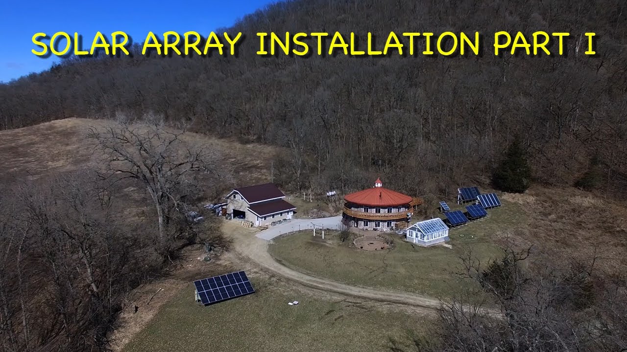Solar Array Installation Part I - YouTube