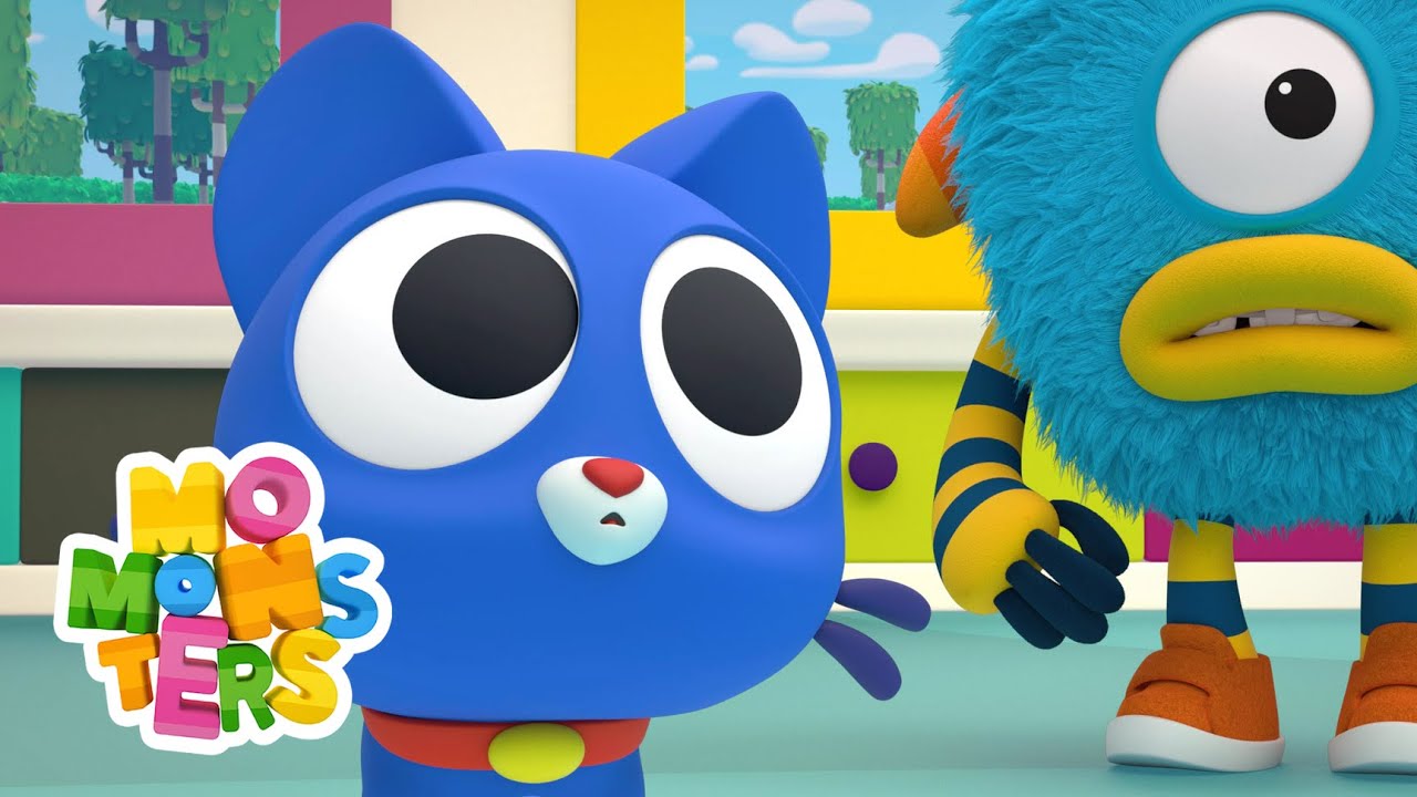 Gatos | Siesta - Momonsters dibujos para niños