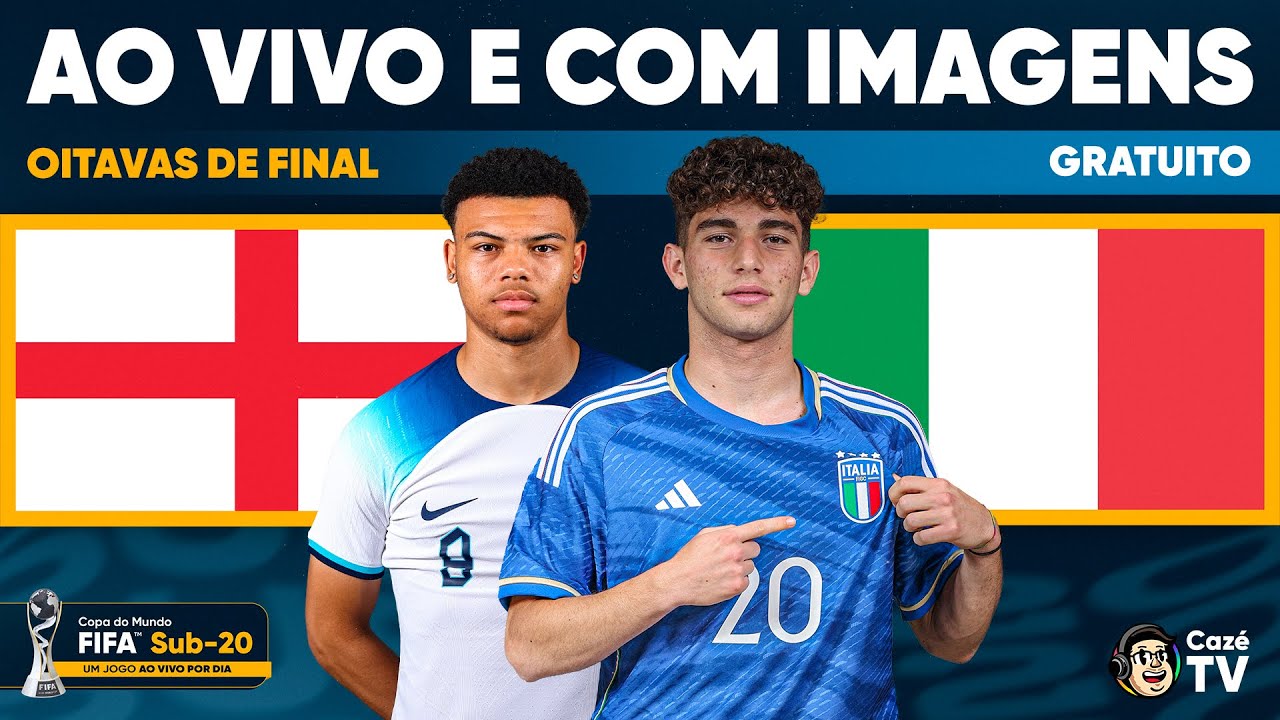 JOGO COMPLETO: INGLATERRA X ITÁLIA | OITAVAS DE FINAL | COPA DO MUNDO FIFA™ SUB-20 2023