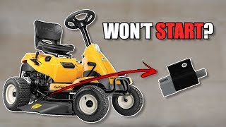 Cub Cadet CC30 - Won't Start because of Design Flaw