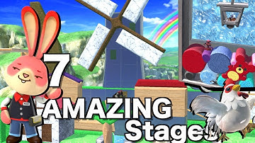 7 AMAZING Custom Stages in Super Smash Bros Ultimate!!! (With Character Themes) [Part 5]