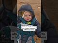 Winter Hike in Backpack Carrier with Baby #momlife #babygear #familyadventure #babywear #funnybaby
