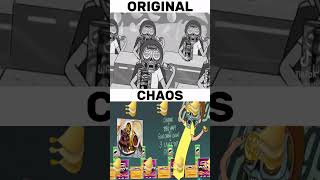 Cheddar and BBQ Wavy Original Vs Chaos Version