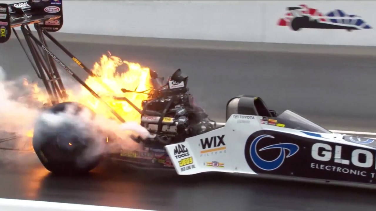 official secrets Shawn Langdon suffers HUGE engine explosion in Bristol