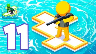 War Of Rafts: Crazy Sea Battle Gameplay Walkthrough Part 11 - Tutorial Navy War (Android,iOS) screenshot 4