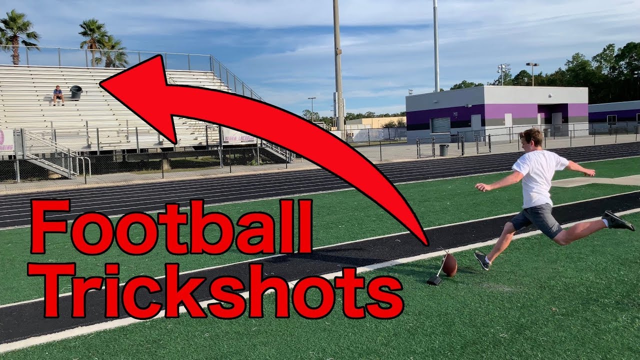FOOTBALL TRICKSHOTS!! One Shot Trickshots - YouTube