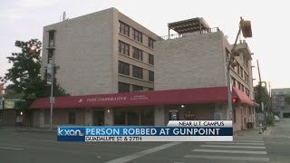 Two men wanted after armed robbery near UT campus