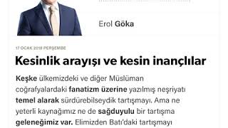 Erol Göka - Kesinlik Arayışı Ve Kesin Inançlılar - 17.01.2019