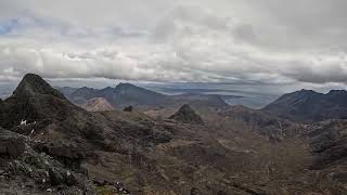 Eurofighter Typhoon flyover from Am Basteir on Skye Cuillin Ridge