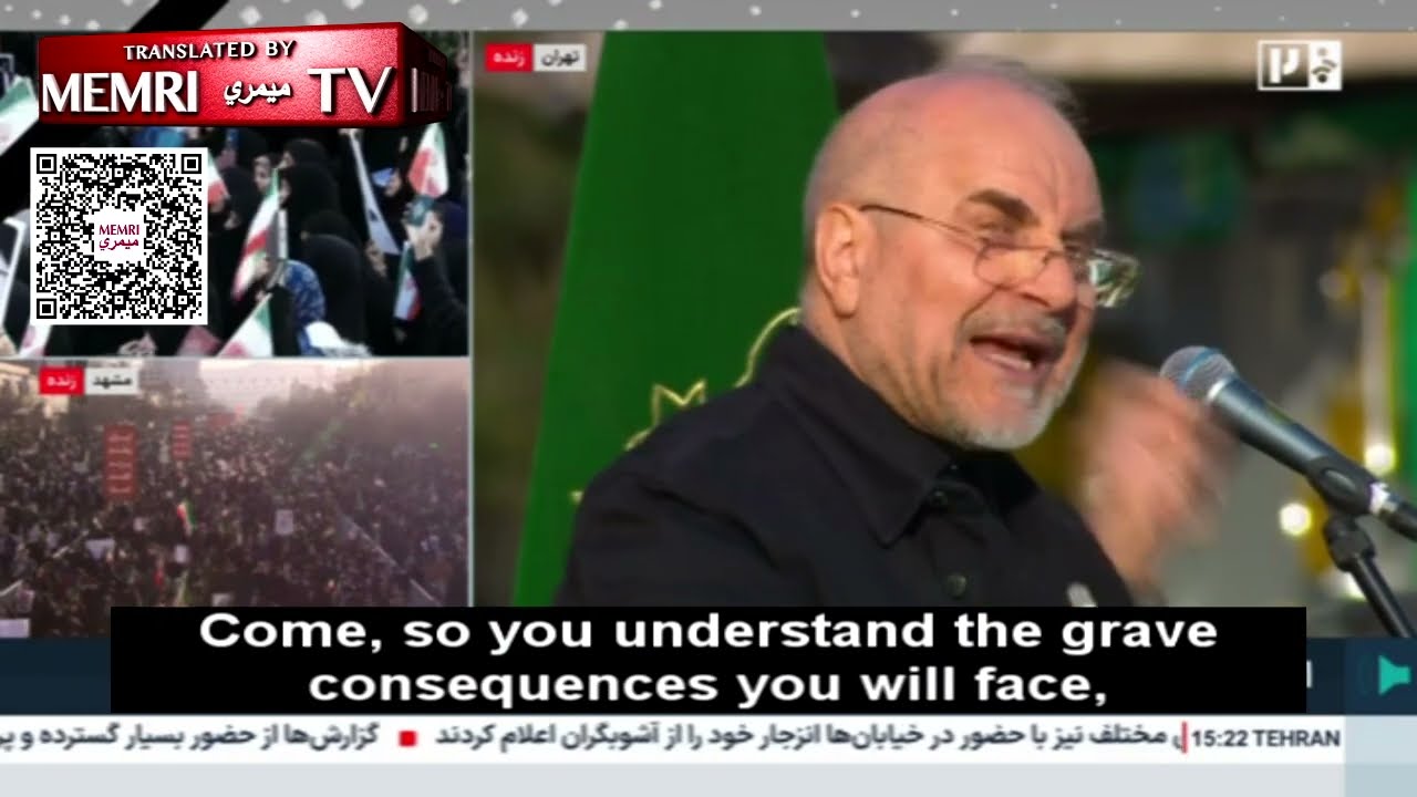 Iranian Majles Speaker Threatens Trump: Come So You Can See What Catastrophe Befalls American Forces