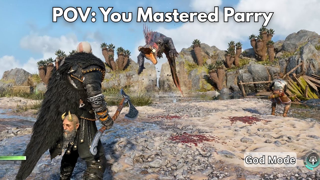 Perfect Parries vs Dreki | God of War Ragnarök (God Mode)