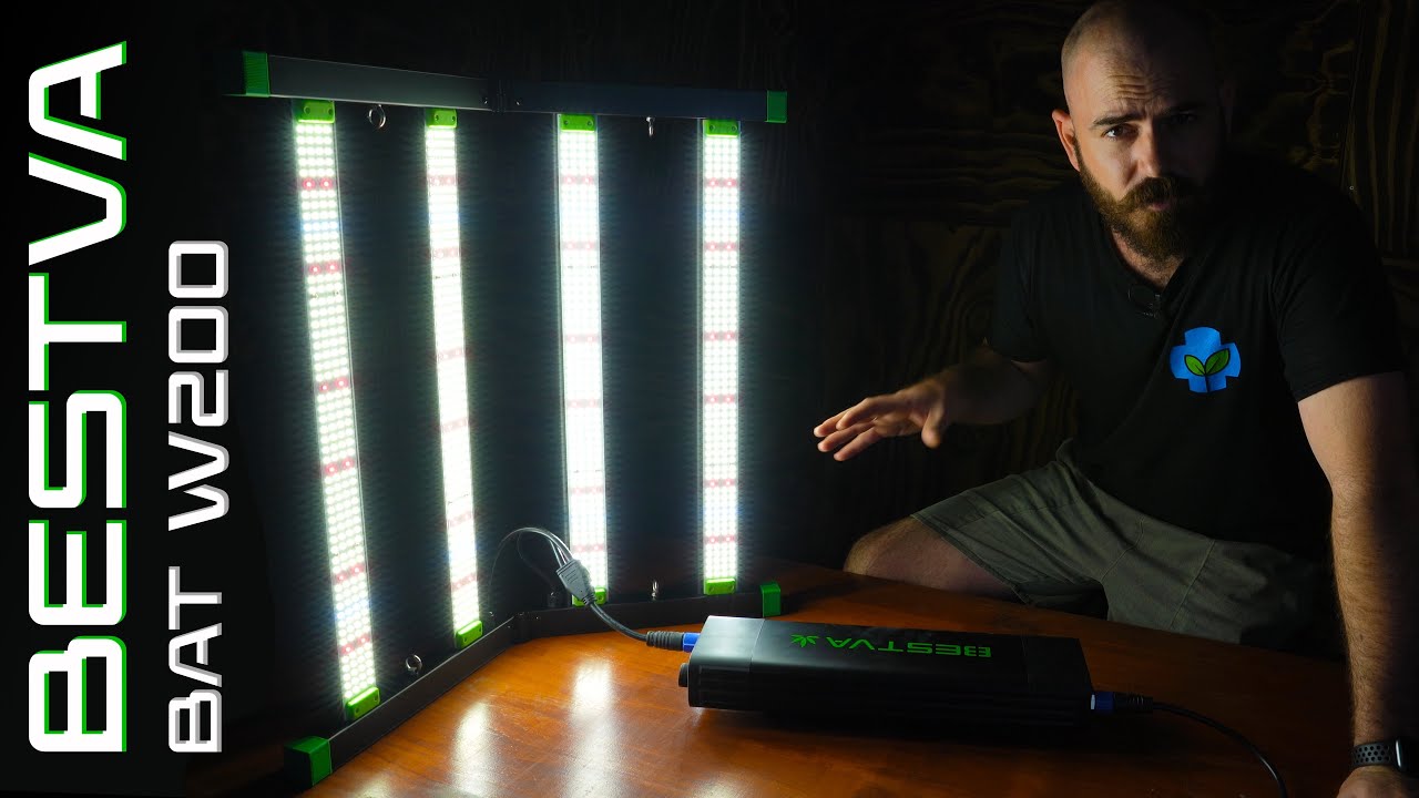 Bestva BAT W200 LED Grow Light Unbox, Review & PAR Test