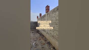 INTERLOCK BRICKS DHARMAPURI -SAI INTERLOCKING BRICKS LOW COST CONSTRUCTION  #interlockingbricks #sai