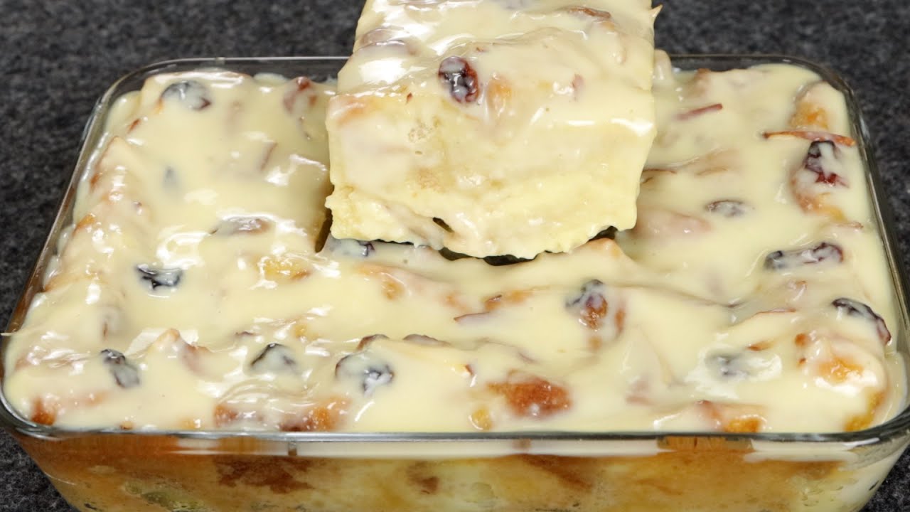 Custard Bread Pudding Recipe | How to make Bread Pudding at Home | Easy Dessert