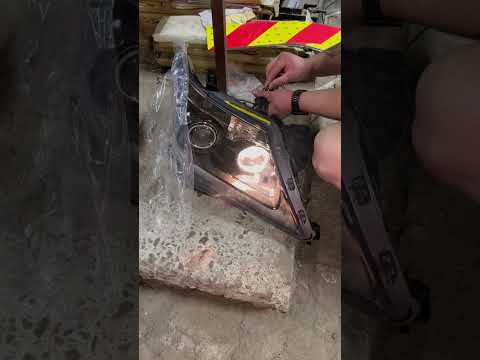 Передні фари (Supercharger, 2 шт) Під ксенонову/LED лампу для Lexus LX570/450d 2012-2016 рр, видео 2