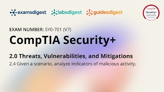CompTIA Security+ SY0-701 (V7) Certification Exam Full Course Vol. 2.4