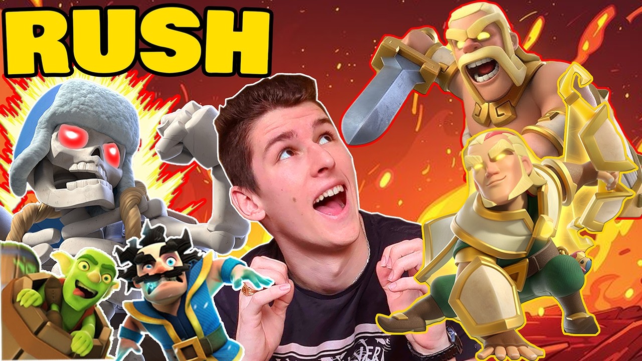 RUSH RANKED ! GO LIGUE 5 PUIS 6 PUIS 7 DANS MES RÊVES RAAAAAAAAAAAAAAAAN ! CLASH ROYALE