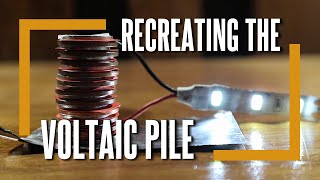 EXPERIMENT - How to make a battery! #VoltaicPile